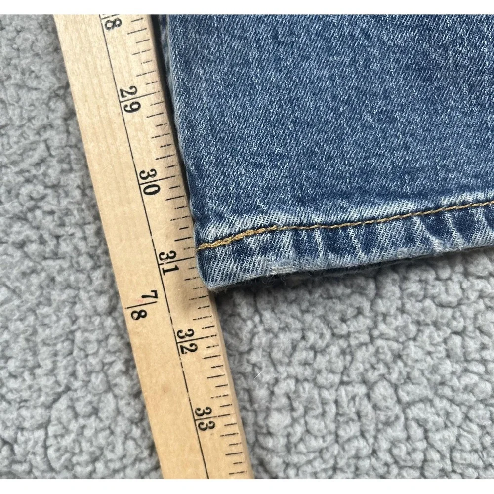 Levis 514 Jeans‎ Mens 36x32 Blue Straight Leg Stretch Denim Pants Medium Wash